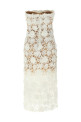 Macramé lace dress White Macramé lace dress White