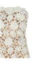 Macramé lace dress White Macramé lace dress White