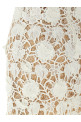 Macramé lace dress White Macramé lace dress White