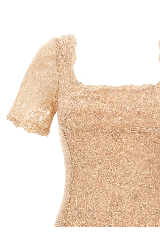 Кружевное платье Розовый ERMANNO SCERVINO D462Q398OEX41314 Кружевное платье Розовый ERMANNO SCERVINO D462Q398OEX41314