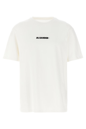 Футболка з логотипом Біла JIL SANDER J47GC0156J20103102 Футболка з логотипом Біла JIL SANDER J47GC0156J20103102