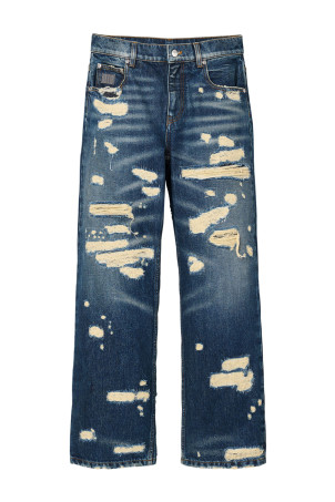 Джинси MARC JACOBS 'The Rip And Repair Straight Jean' сині 2F4RBT001D15491 Джинси MARC JACOBS 'The Rip And Repair Straight Jean' сині 2F4RBT001D15491