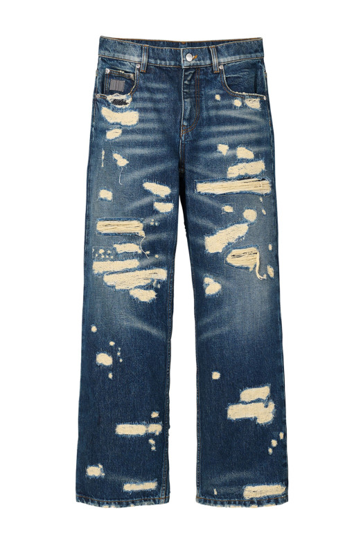 Джинсы MARC JACOBS 'The Rip And Repair Straight Jean' синие 2F4RBT001D15491 Джинсы MARC JACOBS 'The Rip And Repair Straight Jean' синие 2F4RBT001D15491