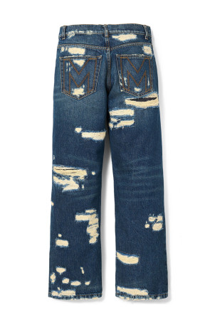 Джинси MARC JACOBS 'The Rip And Repair Straight Jean' сині 2F4RBT001D15491 Джинси MARC JACOBS 'The Rip And Repair Straight Jean' сині 2F4RBT001D15491