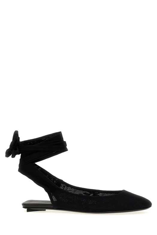 Балетки CloeTHE ATTICO ' Чорний 250WSH00793100 Балетки CloeTHE ATTICO ' Чорний 250WSH00793100