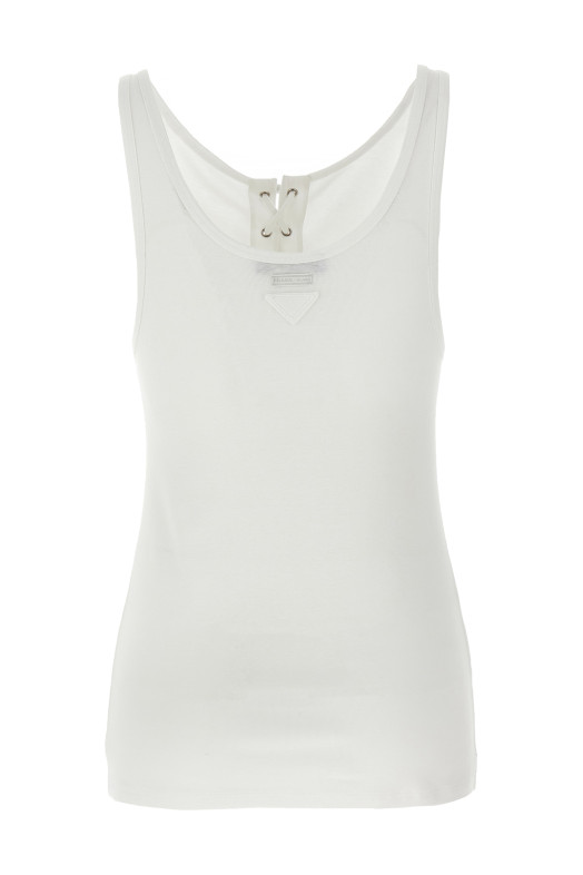 Майка Белая PRADA 39603SOOO10Z0F0009 Майка Белая PRADA 39603SOOO10Z0F0009