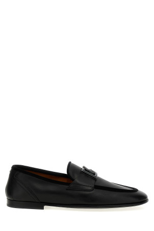 Мокасини з логотипом Чорний DOLCE & GABBANA A50462A6O7080999 Мокасини з логотипом Чорний DOLCE & GABBANA A50462A6O7080999