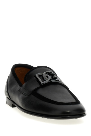 Мокасини з логотипом Чорний DOLCE & GABBANA A50462A6O7080999 Мокасини з логотипом Чорний DOLCE & GABBANA A50462A6O7080999
