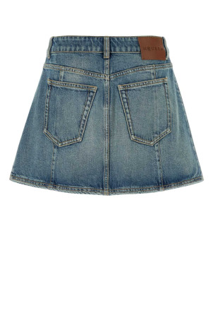 Джинсовая мини-юбка ALEXANDER MCQUEEN (817595QMACV) Джинсовая мини-юбка ALEXANDER MCQUEEN (817595QMACV)