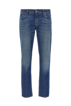 Logo embroidery jeans Blue Logo embroidery jeans Blue
