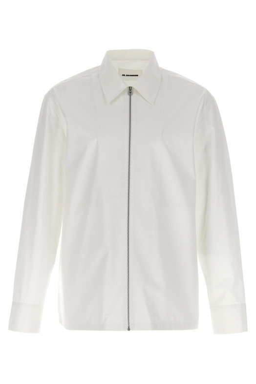 Сорочка на блискавці Біла JIL SANDER J22DL0249J45002100 Сорочка на блискавці Біла JIL SANDER J22DL0249J45002100