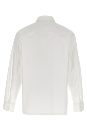 Рубашка на молнии Белая JIL SANDER J22DL0249J45002100 Рубашка на молнии Белая JIL SANDER J22DL0249J45002100