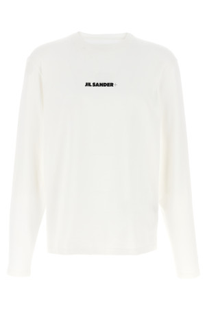 Футболка з логотипом Біла JIL SANDER J47GC0116J20103102 Футболка з логотипом Біла JIL SANDER J47GC0116J20103102