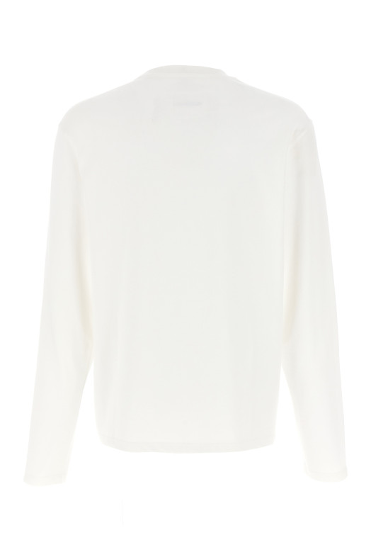 Футболка с логотипом Белая JIL SANDER J47GC0116J20103102 Футболка с логотипом Белая JIL SANDER J47GC0116J20103102