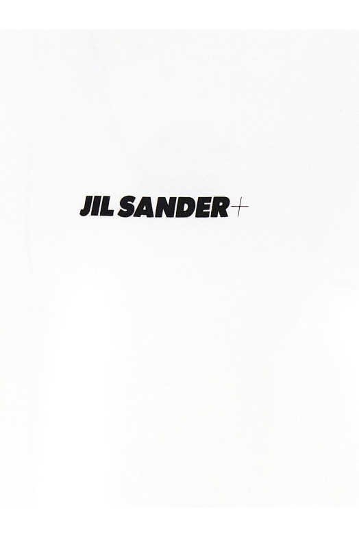 Футболка с логотипом Белая JIL SANDER J47GC0116J20103102 Футболка с логотипом Белая JIL SANDER J47GC0116J20103102