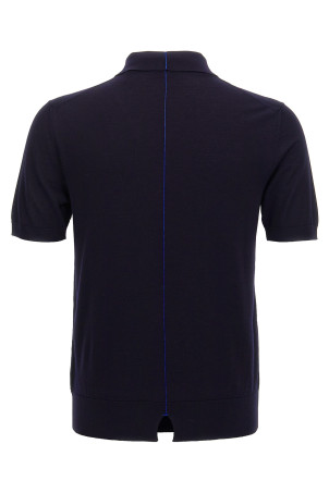 Вовняна сорочка-поло Синій BURBERRY 8104872NAVY Вовняна сорочка-поло Синій BURBERRY 8104872NAVY