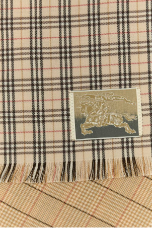 Embroidered wool blend scarf BURBERRY (8104920) Embroidered wool blend scarf BURBERRY (8104920)