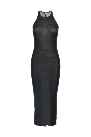 Ribbed dress Black Ribbed dress Black