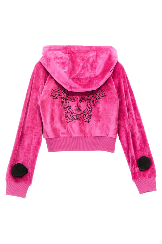 Толстовка VERSACE KIDS 'Medusa' цвета фуксии 10105091A075772P110 Толстовка VERSACE KIDS 'Medusa' цвета фуксии 10105091A075772P110