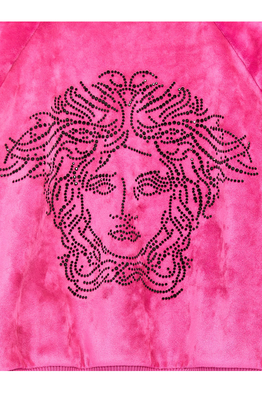 Толстовка VERSACE KIDS 'Medusa' цвета фуксии 10105091A075772P110 Толстовка VERSACE KIDS 'Medusa' цвета фуксии 10105091A075772P110