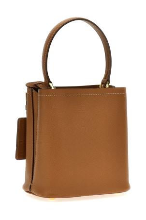 Маленька сумочка Prada Panier Коричнева 1BA217VOOD2ERXF03BH Маленька сумочка Prada Panier Коричнева 1BA217VOOD2ERXF03BH