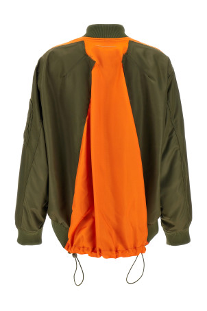 Куртка-бомбер Зеленый MM6 MAISON MARGIELA S52AM0315M35257728 Куртка-бомбер Зеленый MM6 MAISON MARGIELA S52AM0315M35257728