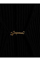 Кардиган JACQUEMUS 'Le Maille Pralu Longue' Чорний 25E223KN5002190990 Кардиган JACQUEMUS 'Le Maille Pralu Longue' Чорний 25E223KN5002190990
