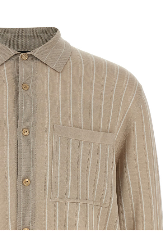 Трикотажна сорочка Бежевий BRIONI UMRM0LPCK129790 Трикотажна сорочка Бежевий BRIONI UMRM0LPCK129790