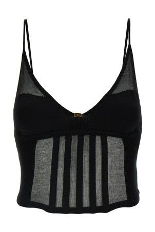 Transparent top Black Transparent top Black