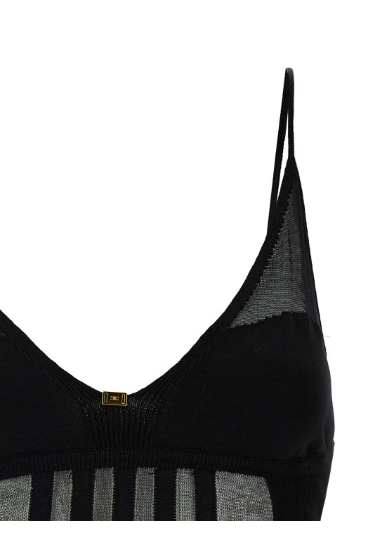 Transparent top Black Transparent top Black