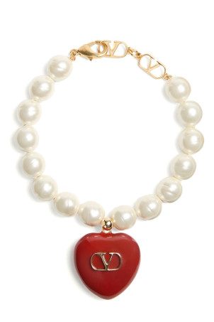 Браслет Valentino Garavani 'Coeur Royal' Білий W2J0Y71LTDR5P Браслет Valentino Garavani 'Coeur Royal' Білий W2J0Y71LTDR5P