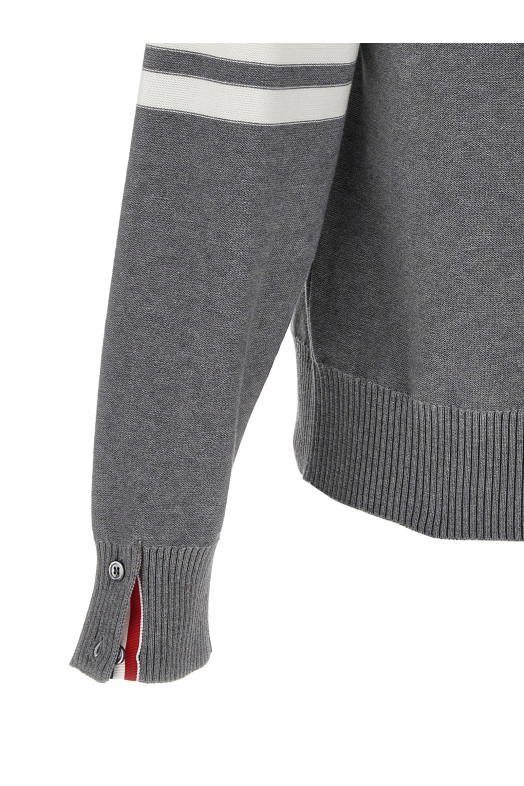 Светр THOM BROWNE '4-Bar Hector' Сірий MKA544AY3006055 Светр THOM BROWNE '4-Bar Hector' Сірий MKA544AY3006055