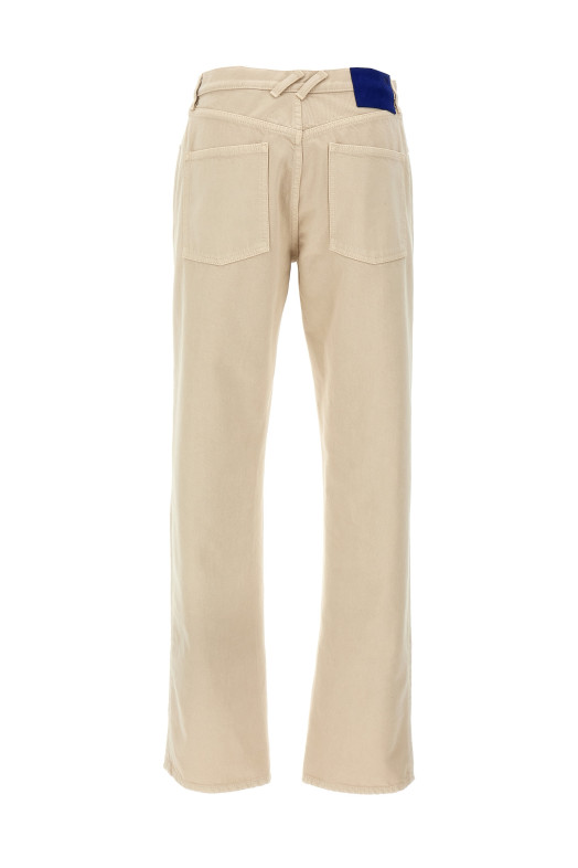 Джинсы бежевого цвета BURBERRY 8101479OAT