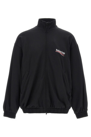 Logo embroidery sweatshirt Black Logo embroidery sweatshirt Black