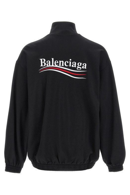 Світшот з вишивкою логотипу Чорний BALENCIAGA 818502TRVE21089