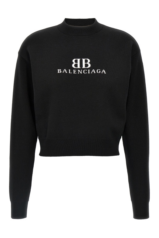 Logo sweater Black-grey Logo sweater Black-grey