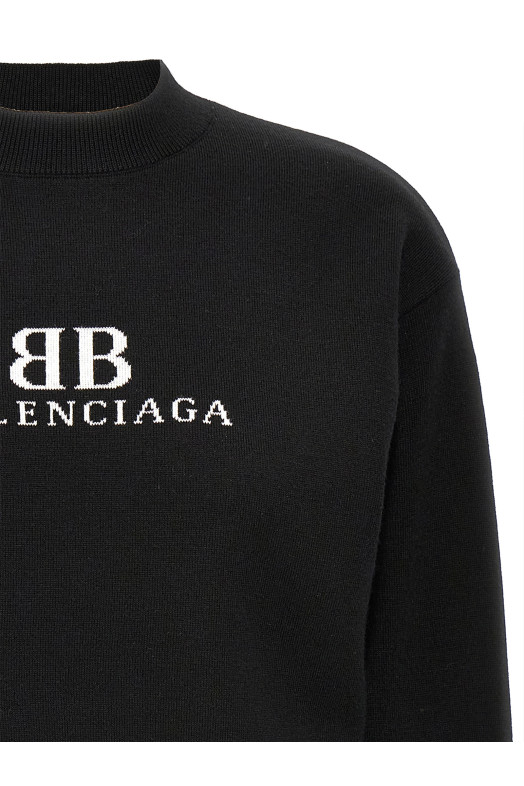 Logo sweater Black-grey Logo sweater Black-grey