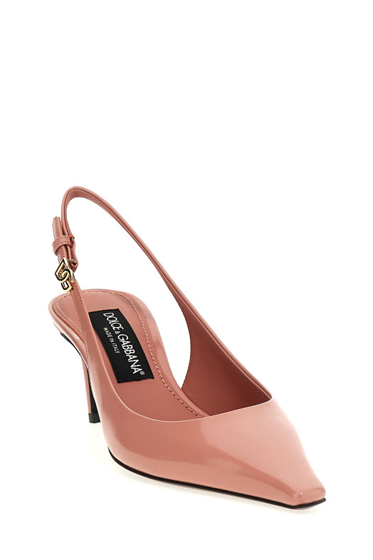 'DG' slingback Pink 'DG' slingback Pink