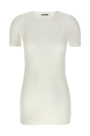 Топ-футболка Белый JIL SANDER J02NF0005J20249100 Топ-футболка Белый JIL SANDER J02NF0005J20249100