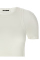 Верхня футболка Біла JIL SANDER J02NF0005J20249100 Верхня футболка Біла JIL SANDER J02NF0005J20249100