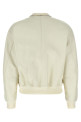 Leather bomber jacket White Leather bomber jacket White