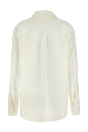 Льняная рубашка Белый JIL SANDER J02DL0226J60001100 Льняная рубашка Белый JIL SANDER J02DL0226J60001100