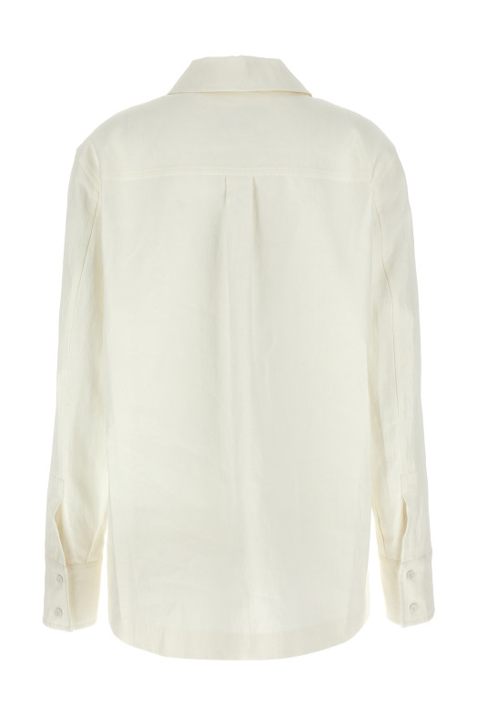 Лляна сорочка Біла JIL SANDER J02DL0226J60001100
