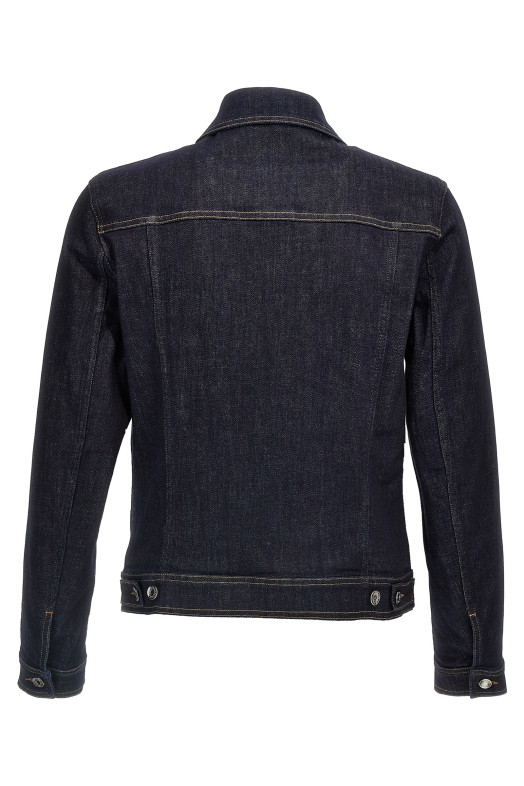 Джинсова куртка з логотипом Синя DOLCE & GABBANA G9VZ8ZG8ME9S9001 Джинсова куртка з логотипом Синя DOLCE & GABBANA G9VZ8ZG8ME9S9001