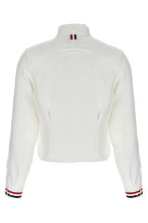 Шовкова сорочка Біла THOM BROWNE FLL192GF0780100 Шовкова сорочка Біла THOM BROWNE FLL192GF0780100