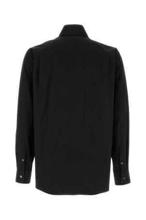 Черная рубашка из поплина Черный ALEXANDER MCQUEEN (809346QNAAX) Черная рубашка из поплина Черный ALEXANDER MCQUEEN (809346QNAAX)