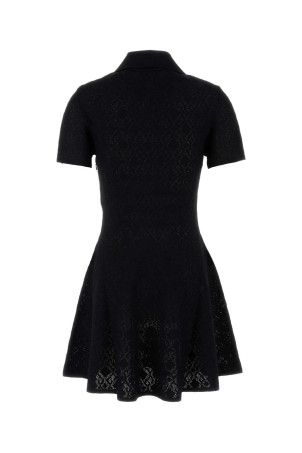 Черное платье-поло из вискозной смеси GIVENCHY (BW22B74ZPN) Черное платье-поло из вискозной смеси GIVENCHY (BW22B74ZPN)