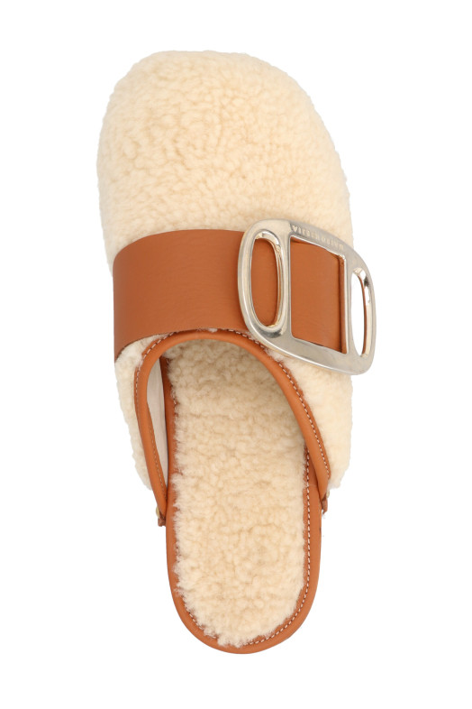 Сабо «Jodie» Разноцветные JEJIA (JODIECLOGSWHITESHEARLING)