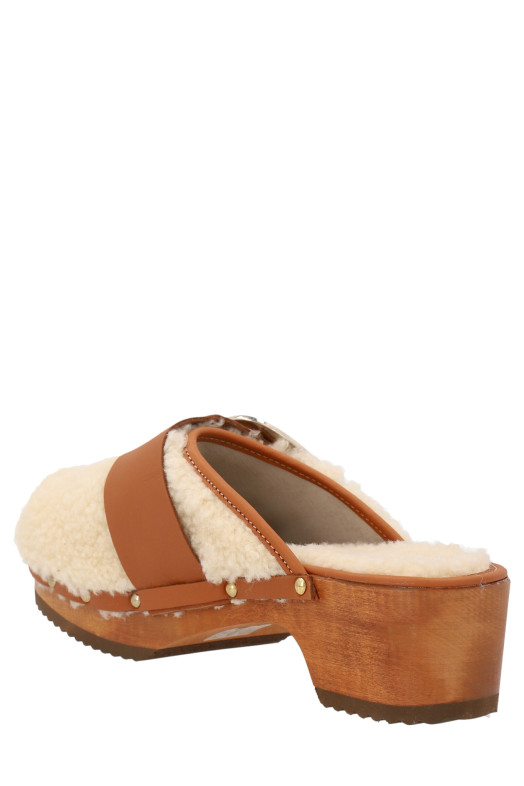 Сабо «Jodie» Разноцветные JEJIA (JODIECLOGSWHITESHEARLING)