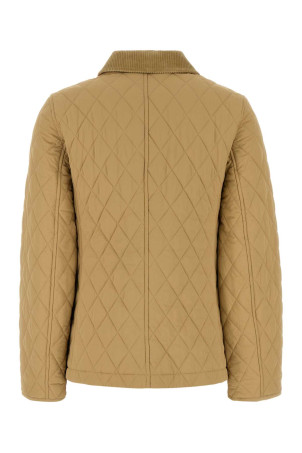 Бежевая нейлоновая куртка BURBERRY (8097996) Бежевая нейлоновая куртка BURBERRY (8097996)